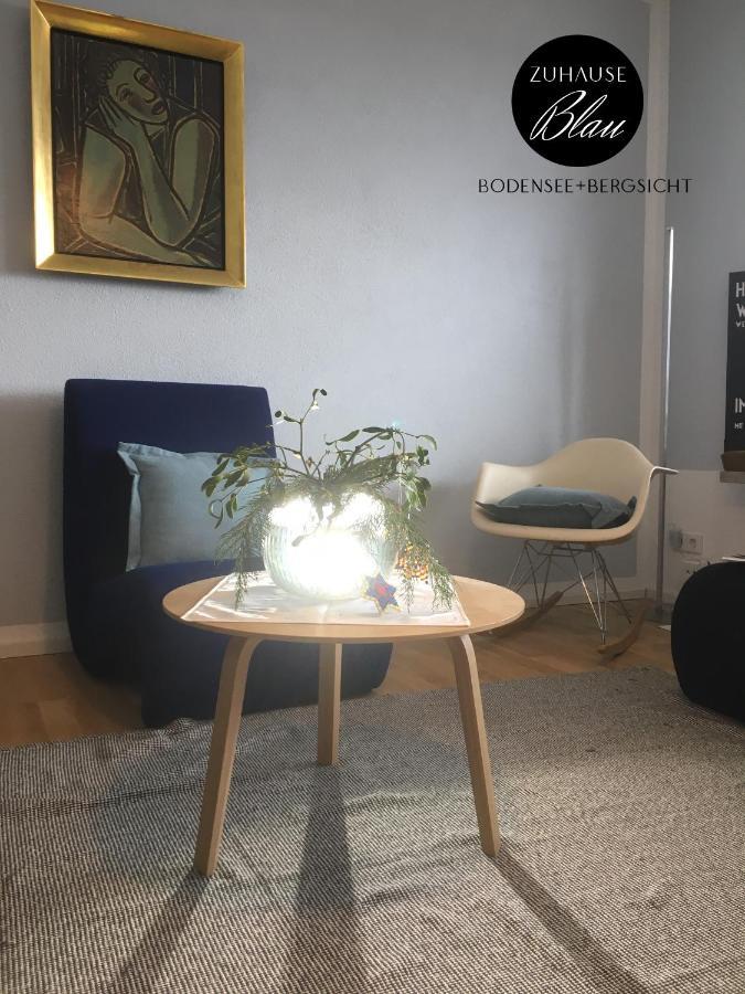 Design+Bodenseesicht=Zuhause Blau Markdorf Zewnętrze zdjęcie